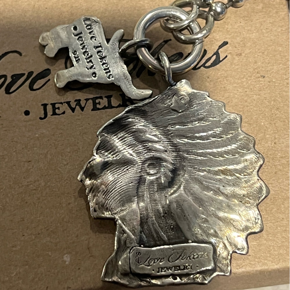 Love Tokens Jewelry Fearless and Texas Charm,  Necklace .  New in box. - Picture 6 of 14
